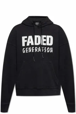 44 Label Group BLACK Printed sweatshirt