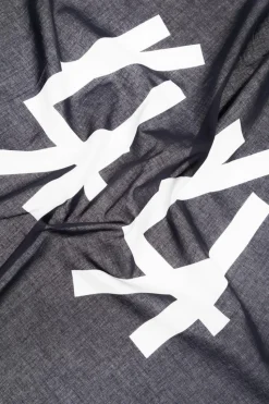 44 Label Group BLACK Scarf with logo