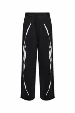 44 Label Group BLACK Sweatpants with logo