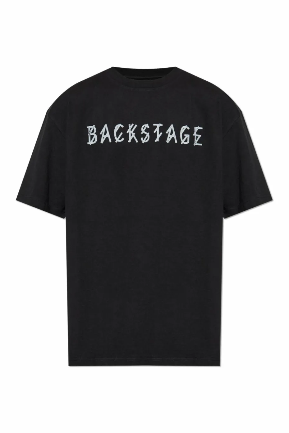 44 Label Group BLACK T-shirt with logo