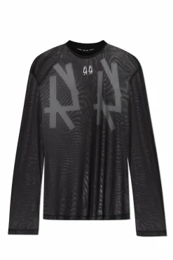 44 Label Group BLACK T-shirt with logo