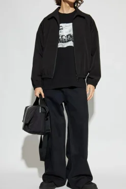 44 Label Group BLACK T-shirt with logo