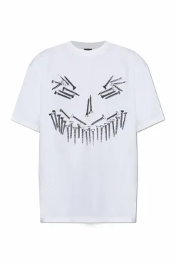 44 Label Group WHITE T-shirt with logo