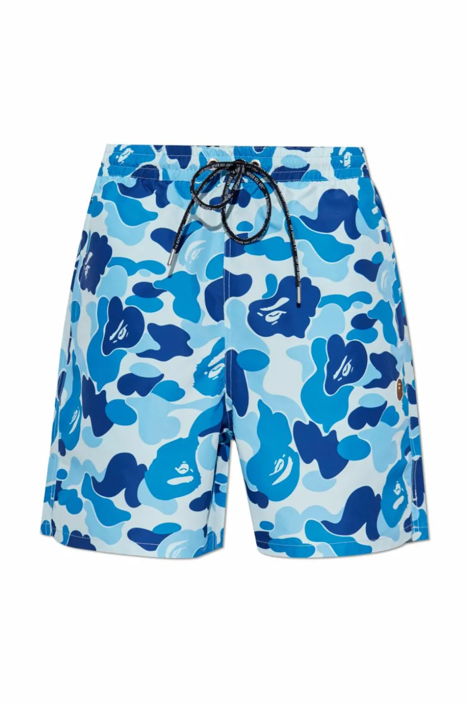 A BATHING APE® BLUE Printed shorts