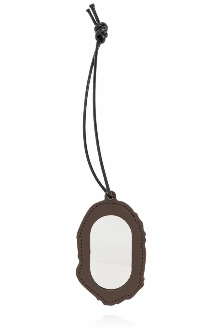 A BATHING APE® BROWN Logo pendant