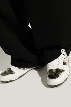 A BATHING APE® GREEN Sneakers SK8 STA