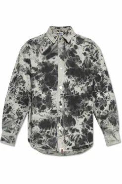 A BATHING APE® GREY Denim shirt