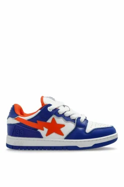 A BATHING APE® MULTICOLOUR Sports shoes with logo