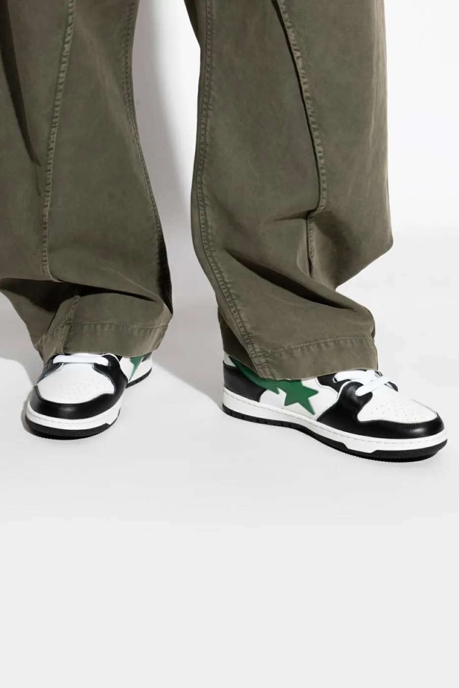 A BATHING APE® MULTICOLOUR Sports shoes with logo