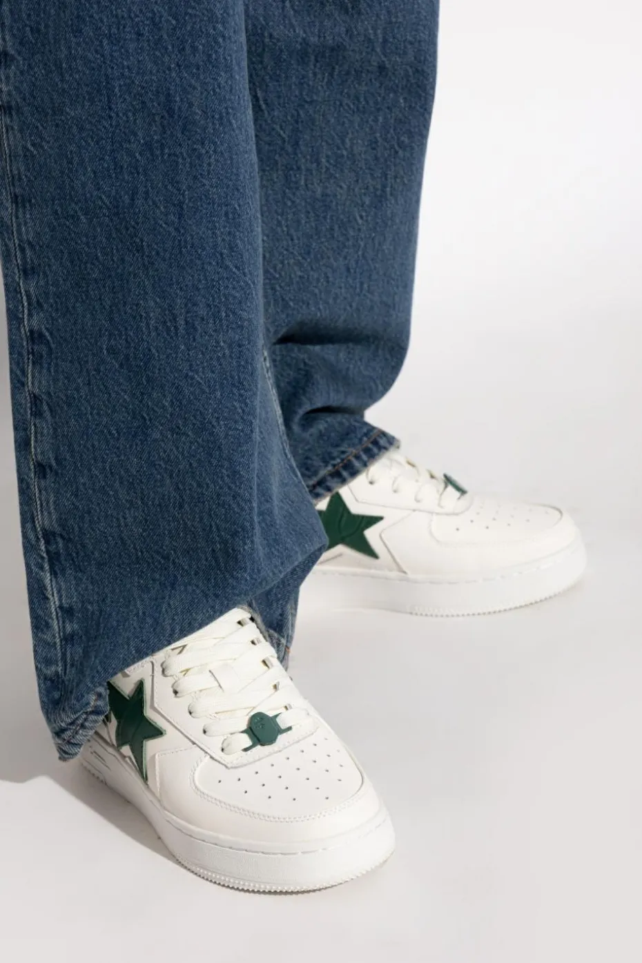 A BATHING APE® WHITE Sneakers