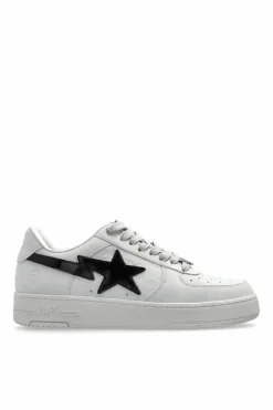 A BATHING APEĀ® WHITE Sports shoes with logo
