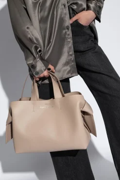 Acne Studios beige ‘Musubi Midi’ shopper bag