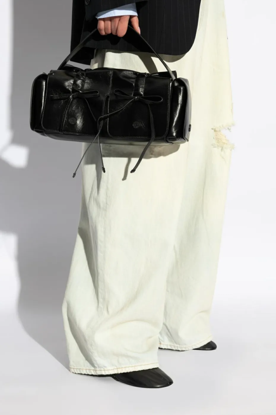 Acne Studios BLACK Leather handbag