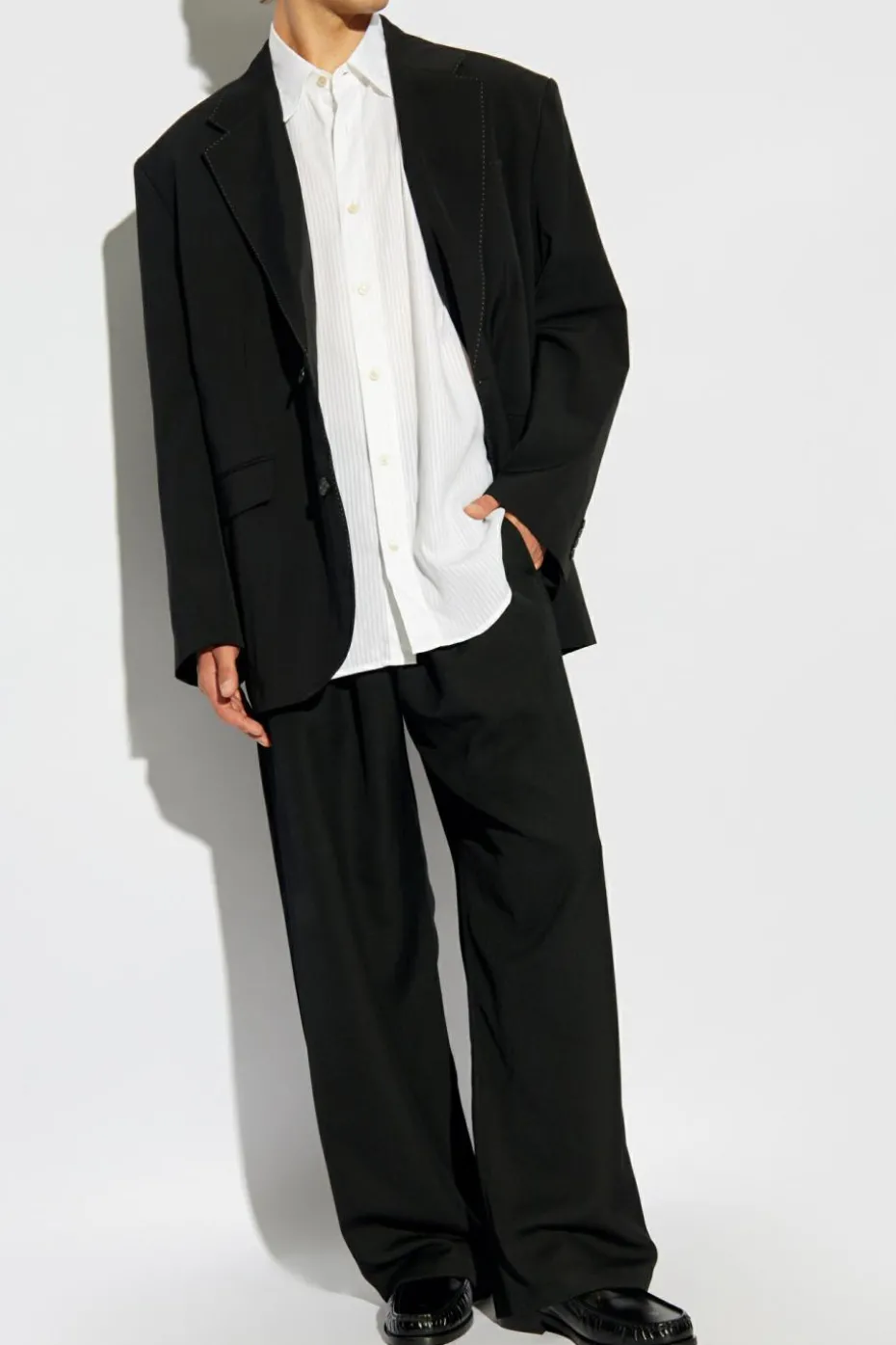 Acne Studios BLACK Loose fit trousers