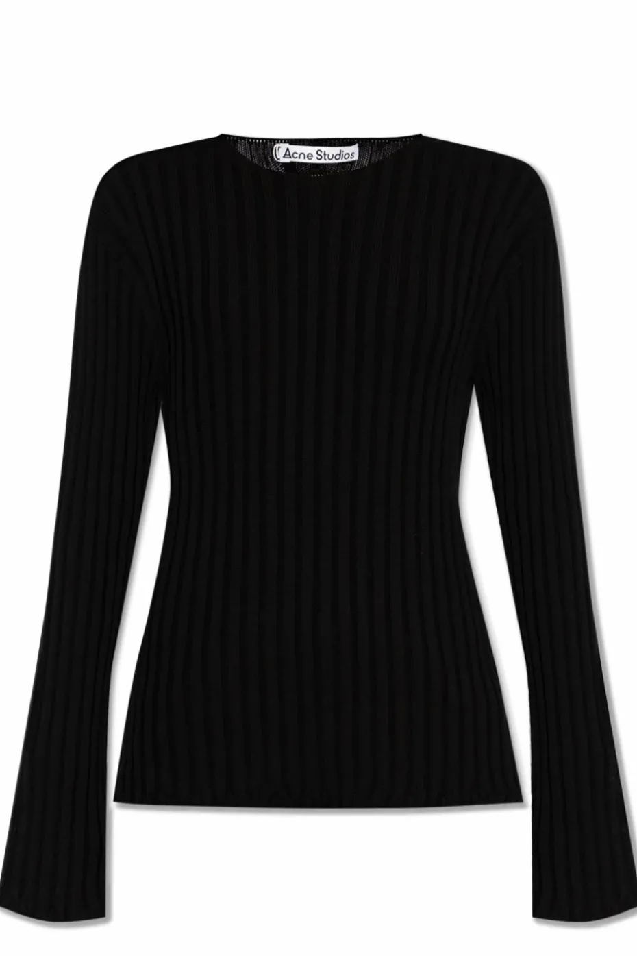 Acne Studios BLACK Ribbed sweater
