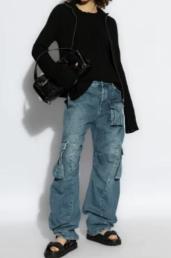 Acne Studios BLACK Ribbed sweater