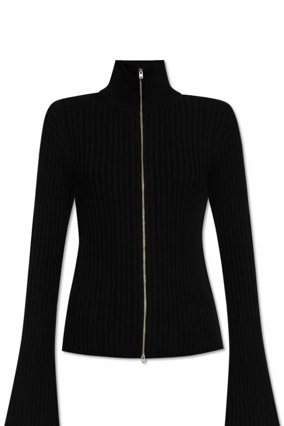 Acne Studios BLACK Ribbed cardigan