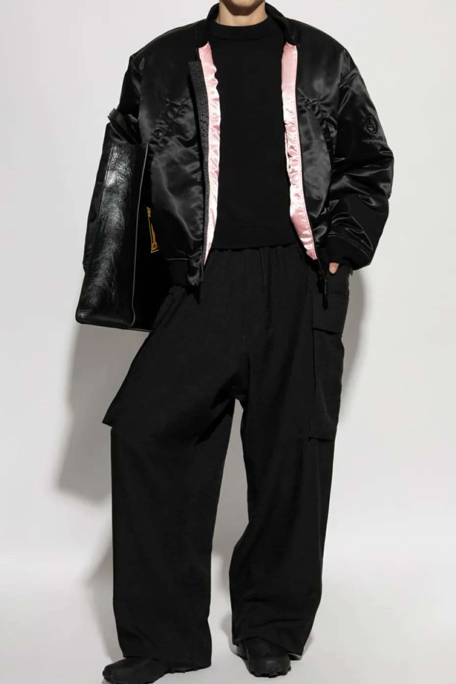 Acne Studios BLACK Sweater with logo