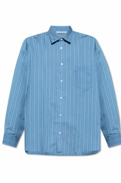 Acne Studios BLUE Striped shirt