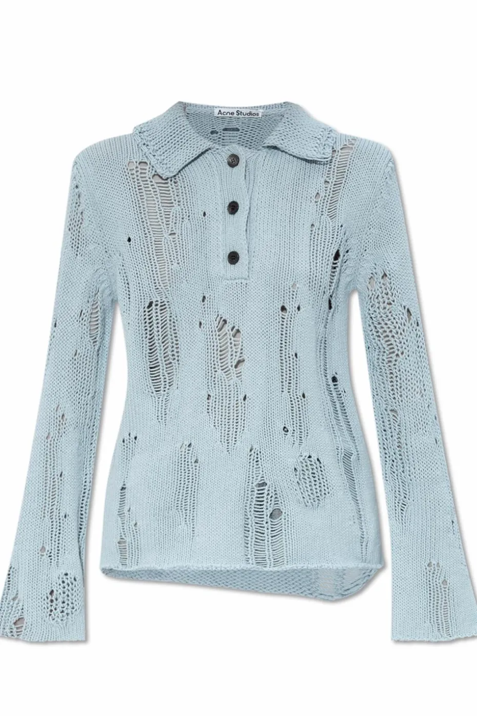 Acne Studios BLUE Sweater with collar