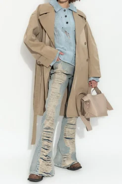 Acne Studios BLUE Sweater with collar