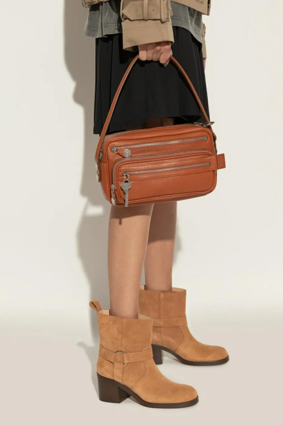 Acne Studios BROWN Handbag ‘Camero Party’
