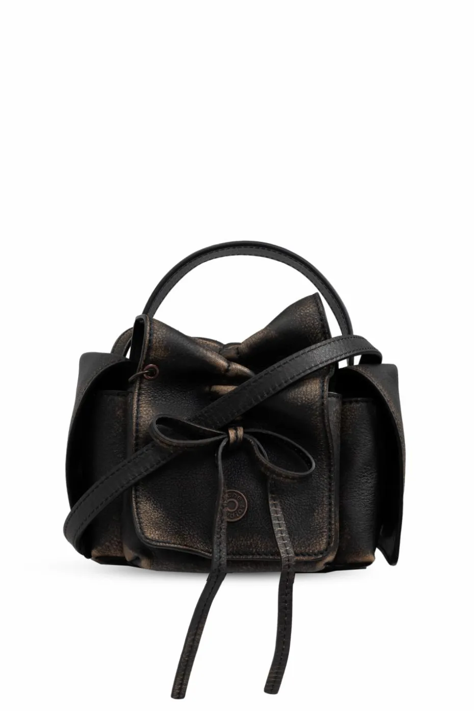 Acne Studios BROWN Leather shoulder bag