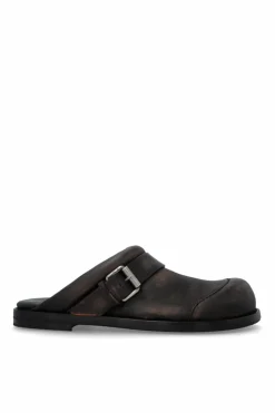 Acne Studios BROWN Leather slides
