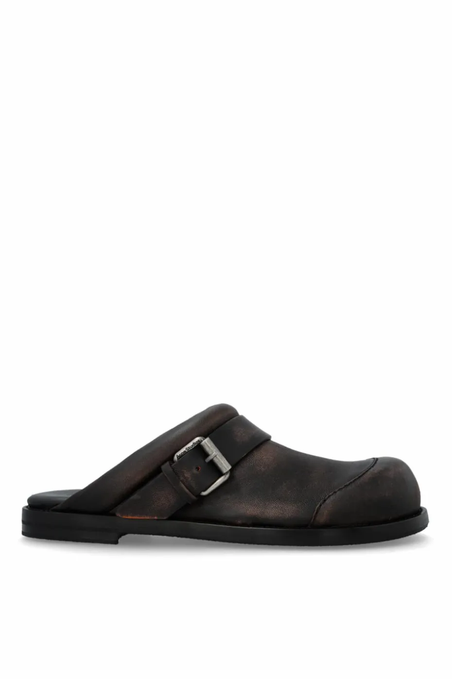 Acne Studios BROWN Leather slides