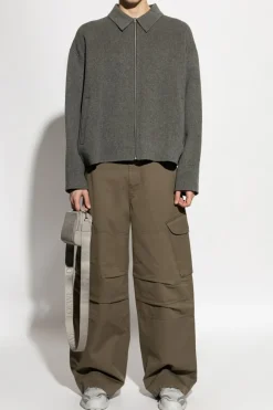 Acne Studios GREEN Pants with pockets