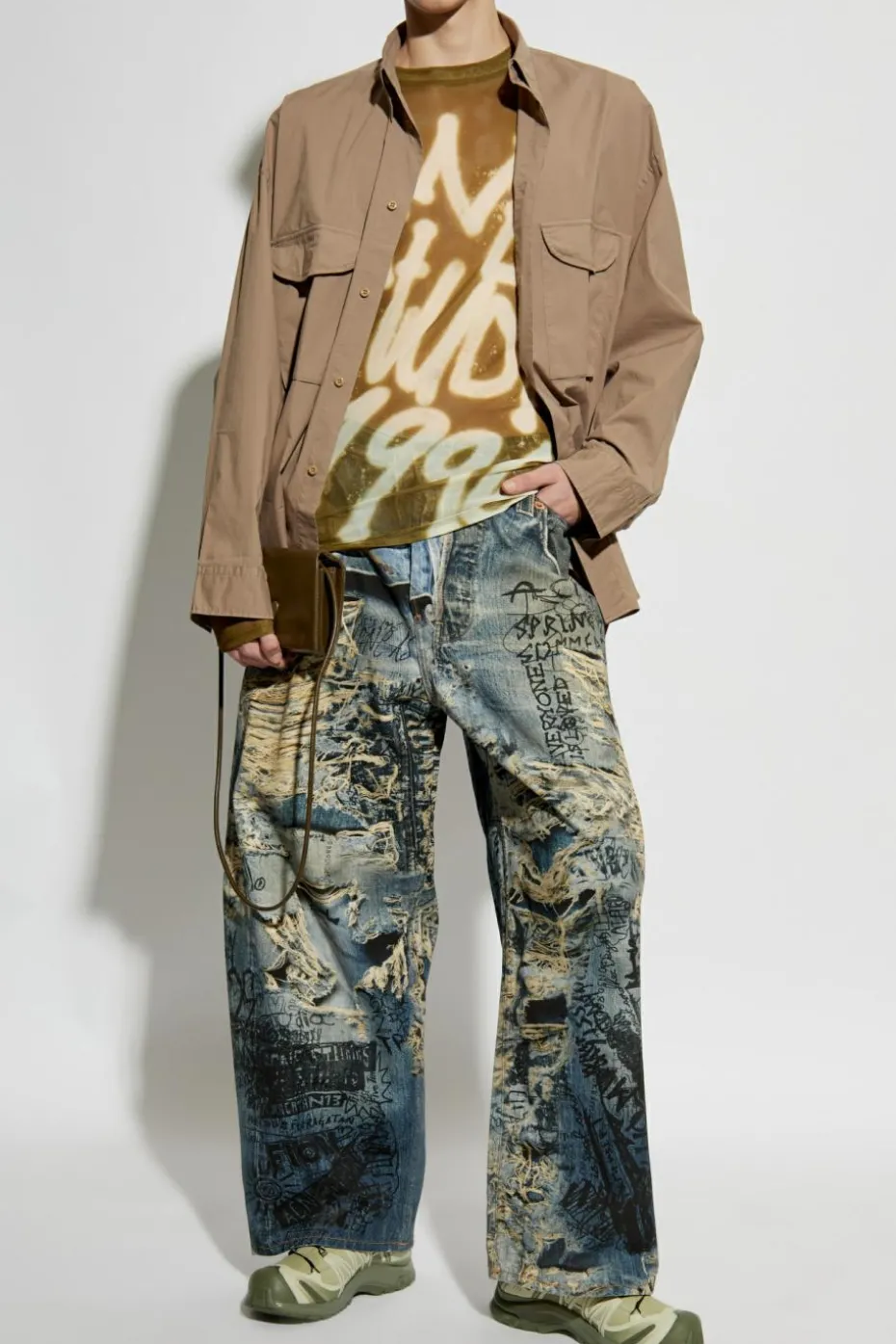 Acne Studios GREEN Top with logo