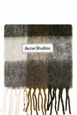 Acne Studios GREEN Wool scarf