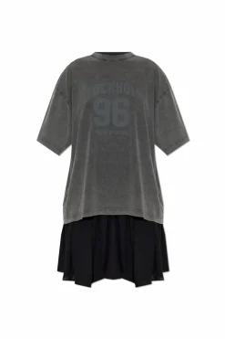 Acne Studios GREY Dress with detachable t-shirt