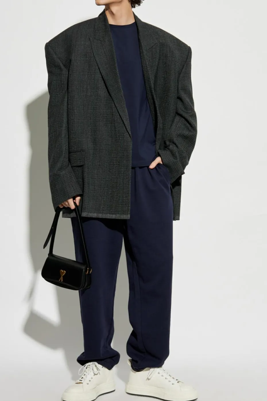 Acne Studios NAVY BLUE Long sleeve T-shirt