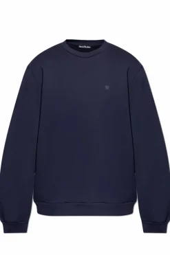 Acne Studios NAVY BLUE Sweatshirt with logo