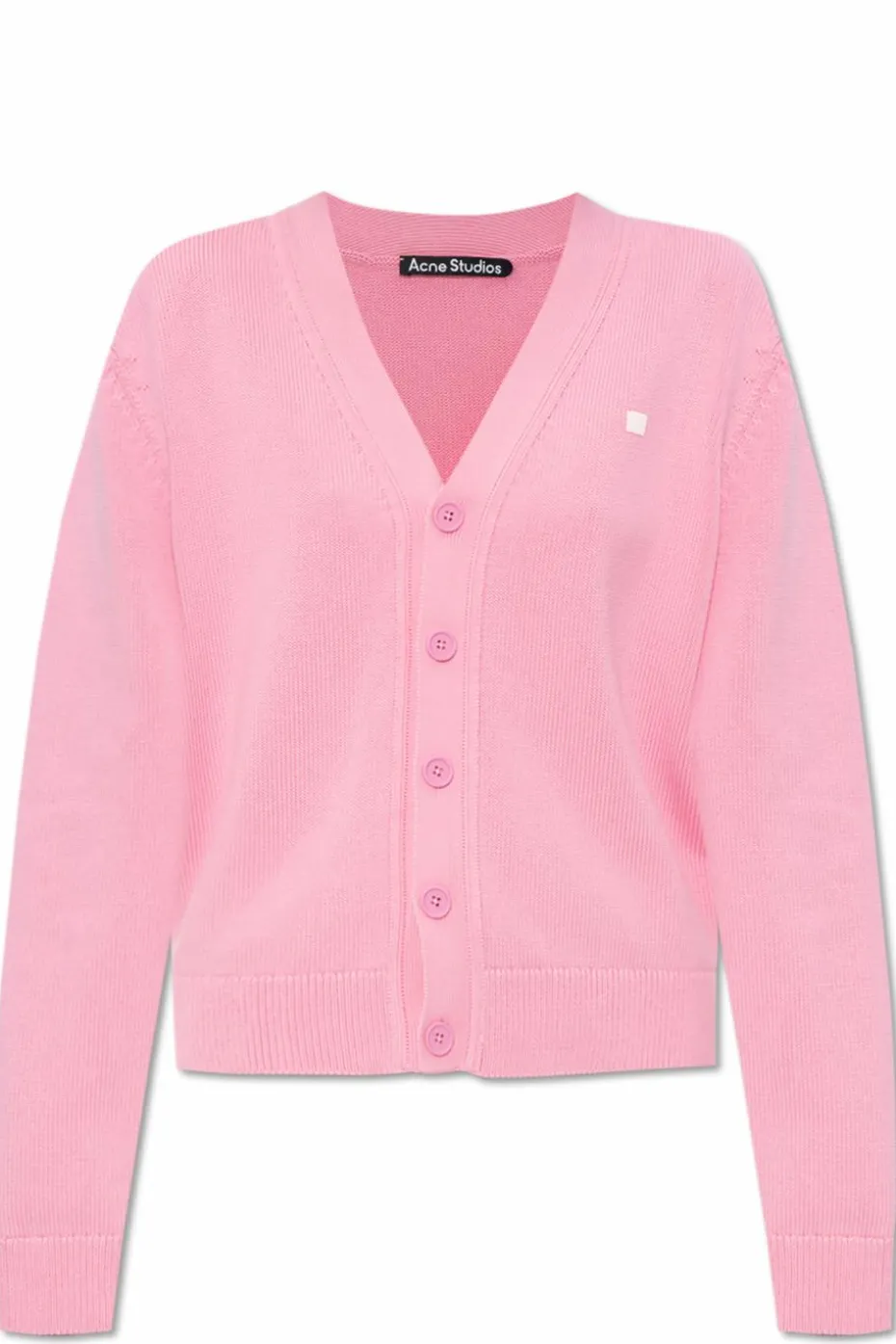 Acne Studios PINK Cardigan with logo