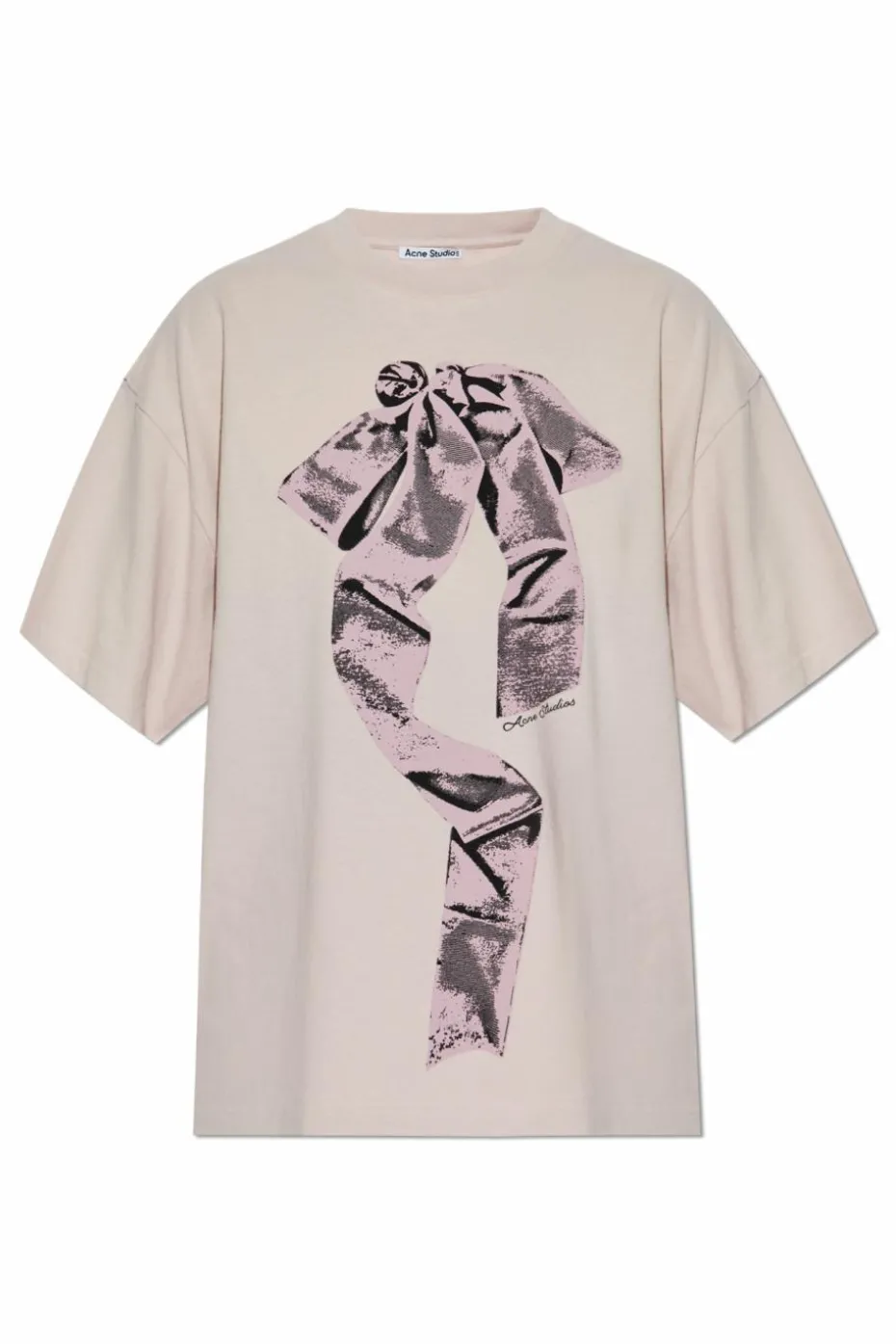 Acne Studios PINK T-shirt with print