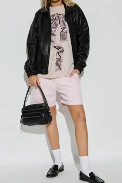 Acne Studios PINK T-shirt with print