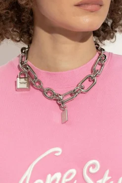 Acne Studios SILVER Brass necklace