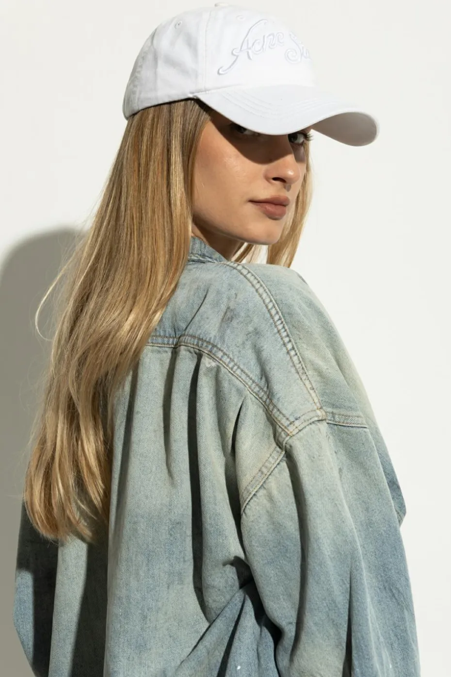 Acne Studios WHITE Baseball cap