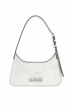 Acne Studios WHITE ‘Platt Micro’ shoulder bag