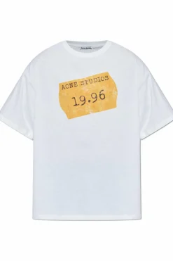 Acne Studios WHITE T-shirt with logo