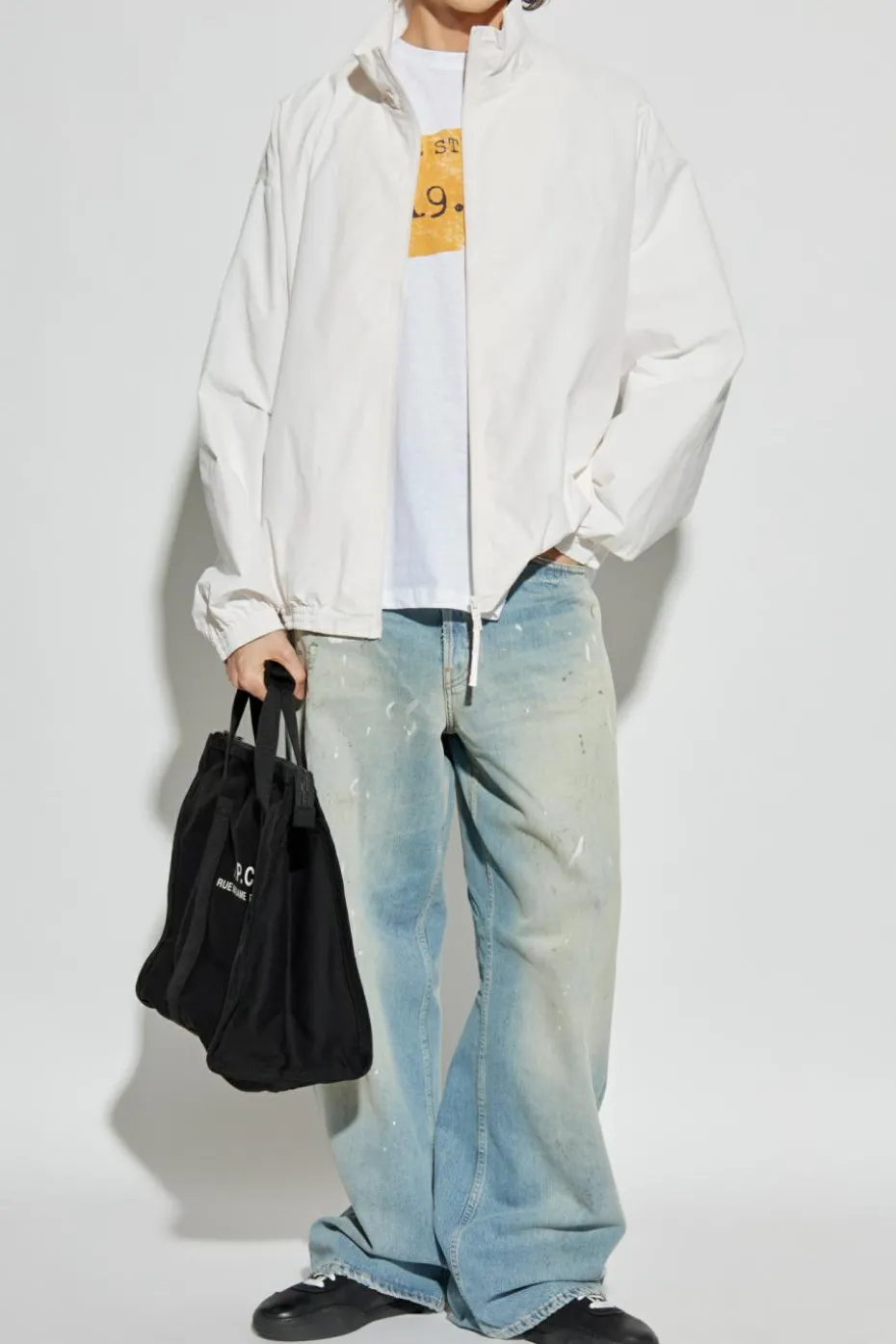 Acne Studios WHITE T-shirt with logo