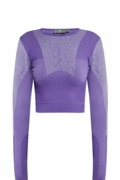 ADIDAS by Stella McCartney PURPLE Long sleeve training top