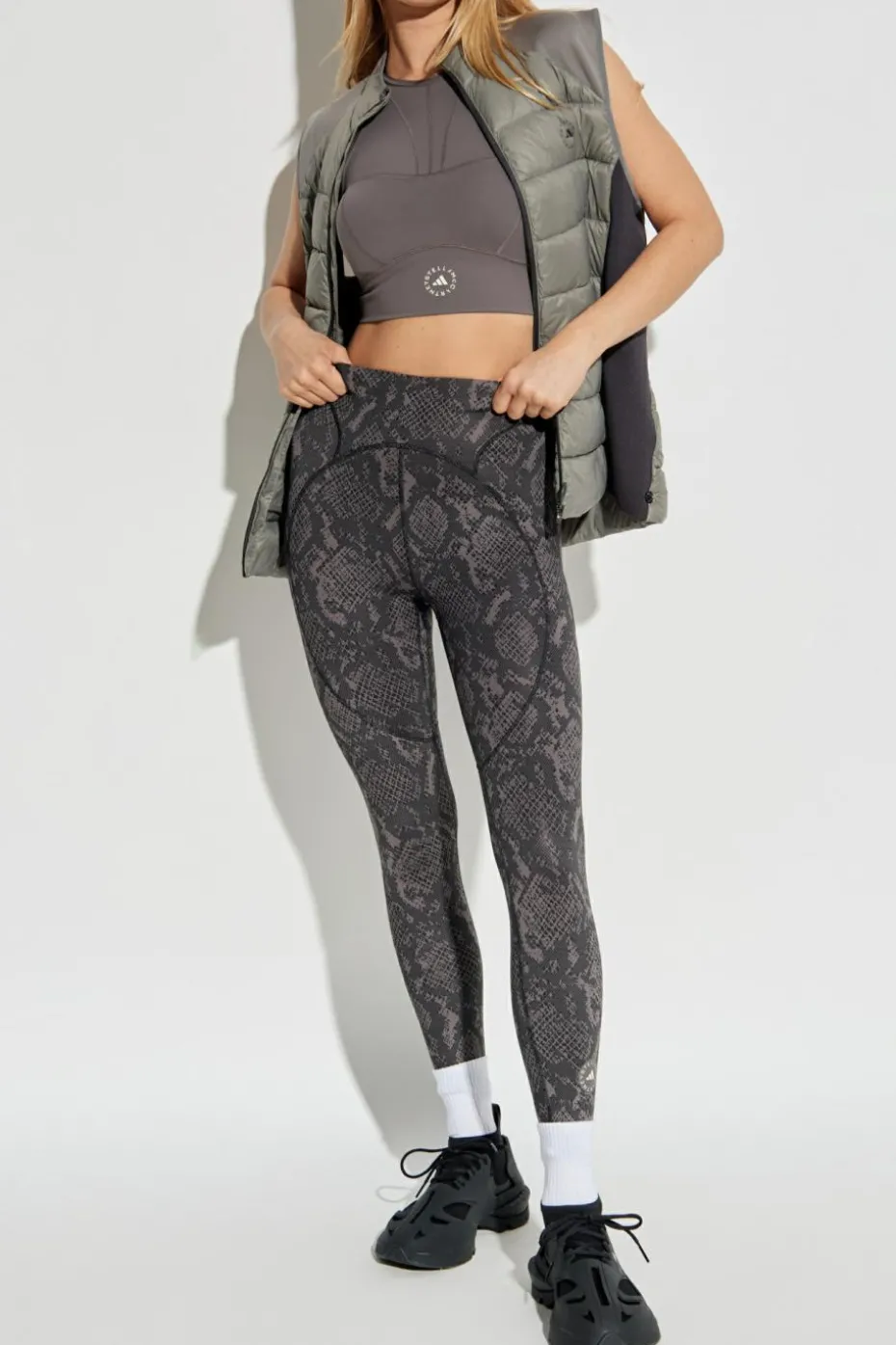 ADIDAS by Stella McCartney GREY Training leggings
