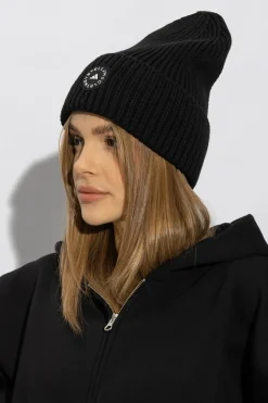 ADIDAS by Stella McCartney BLACK Beanie with logo