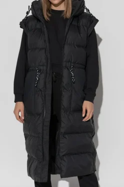 ADIDAS by Stella McCartney BLACK Quilted coat