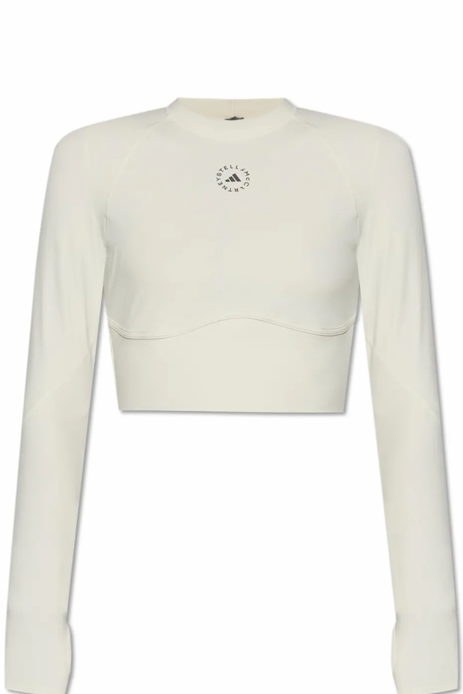 ADIDAS by Stella McCartney cream Long sleeve training top