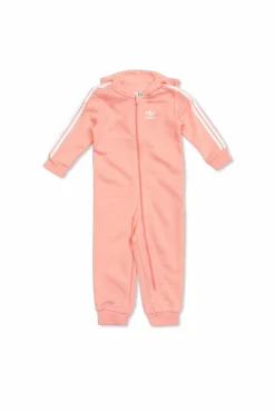 ADIDAS Kids PINK Baby romper with hood