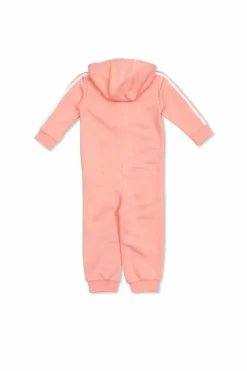 ADIDAS Kids PINK Baby romper with hood